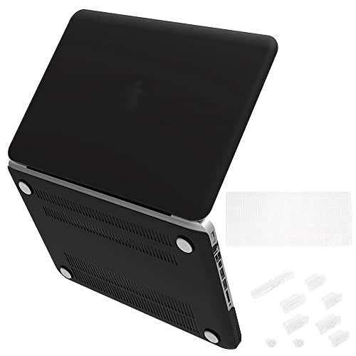 iFyx Matte Case Only Compatible with MacBook Pro 13 inch (A1278, Old Version with CD-ROM), Release 2008-2012, Plastic Hard Shell Case, Keyboard Skin, Dustplugs (Black) (B07KNNTB6Z) Amazon Price History, Amazon Price Tracker