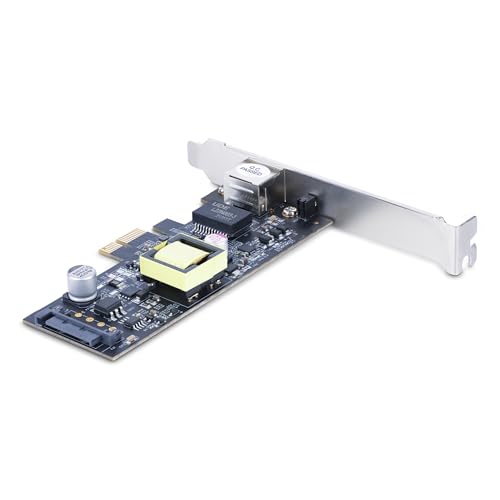 Image of StarTech.com 1-Port 2.5Gbps NBASE-T PoE Network Card, Intel I225-V, 802.3af /at PoE+ Multi-Gigabit NIC, PCI Express Server LAN Card, SATA Powered Desktop Ethernet Interface (PR12GIP-NETWORK-CARD)