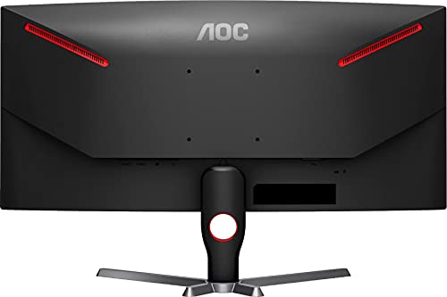 Aoc 2021 30” Led Gaming Monitor - 75Hz, Full Hd 2560 X 1080 Curved Monitor With Built-In Speaker, Amd Freesync And Hdmi Ports, Black #TOP3