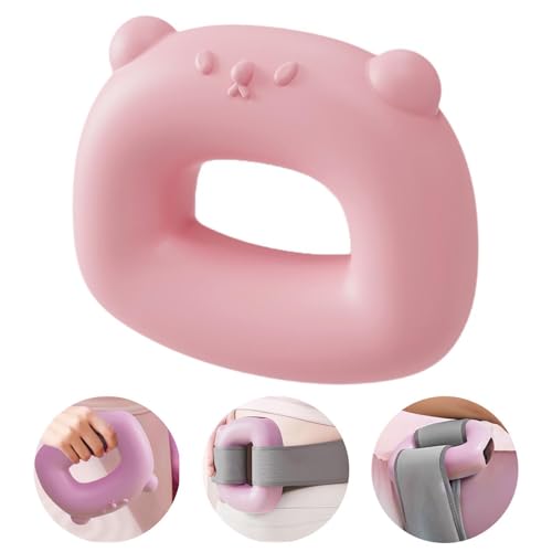 Massageur à main cerceau rose avec sangle réglable pour le corps