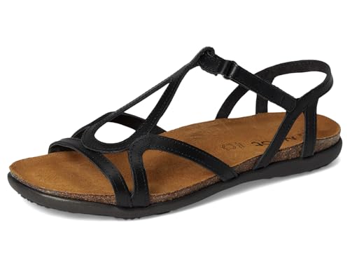 Image of NAOT Footwear Women's Dorith Sandal with Cork Footbed and Arch Support Footbed - Adjustable Sandal With Backstrap - Comfort and Support - Lightweight and Perfect for Travel - Narrow to Medium Fit