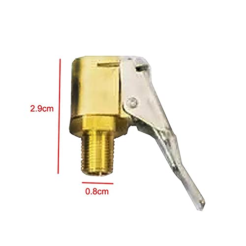 Válvula de inflado de neumáticos de 8 mm con clip de mandril para coche 6