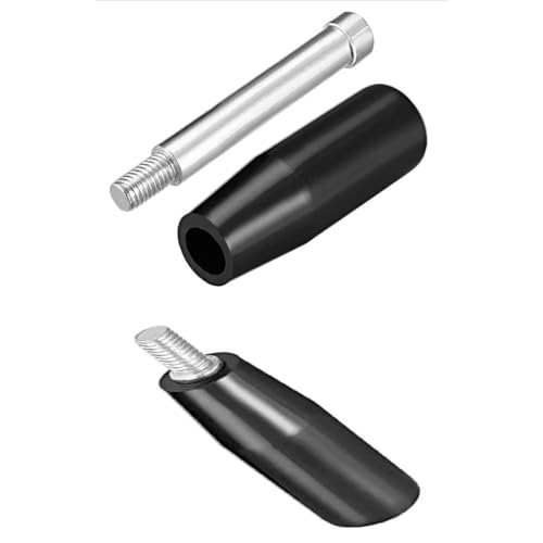 (2Pcs) Revolving Handwheel Machine Handle M8 Male Threaded Stem for Milling Machinery