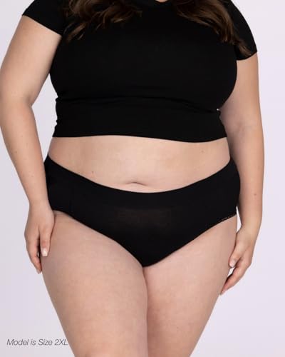 Organic Cotton High Rise Brief Underwear, 4 Pack3