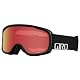 Giro Roam Skibrille in Schwarz mit Amber Scarlet Scheibe – 39% VLT