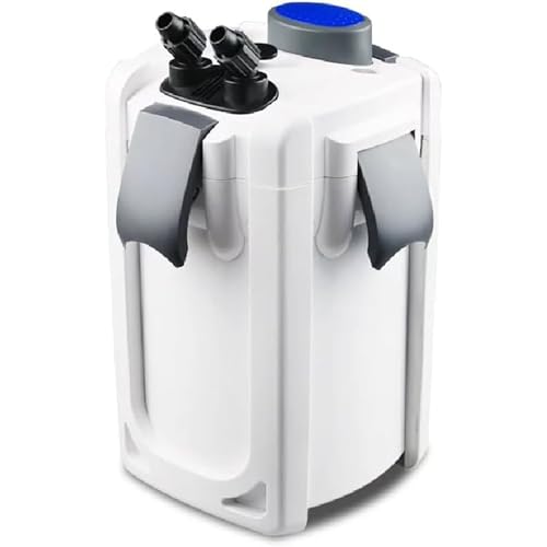 H2Pro SunSun External Canister Filter for Aquariums 4 Stage Filtration System Quiet Operation Easy Maintenance 528 GPH 8.2 ft Max Head Model HW-704AW