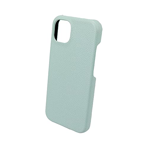 オウルテック 高級感のあるシボ加工を施した柔らかな手触り iPhone13専用 PUレザー背面ケース OWL-CVID6118-MB