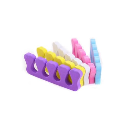Separadores de los pies Divisores de dedo de la esponja Turses relajantes para la manicura de pedicura 20pcs ...