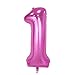40 Number Ballons Balloons Jumbo Number Balloon Decor Pink Helium Balloon Giant