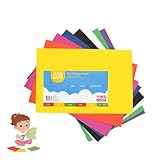 10 Folhas de EVA Sortidos Tamanho A4 Yins Paper Folhas de EVA, 1,5mm, 20x30cm