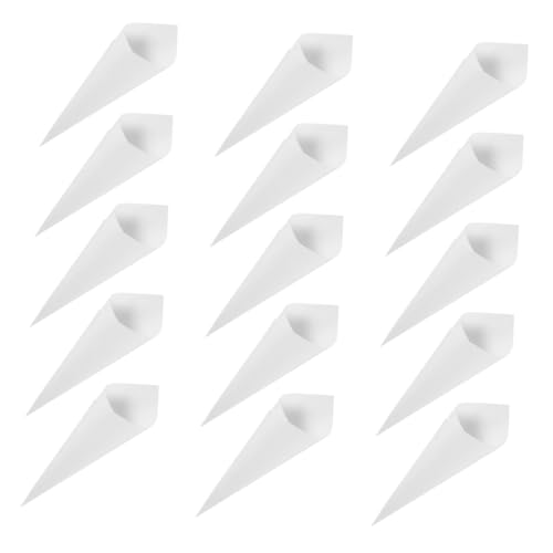 MAGICLULU Conos de Papel Kraft para Pétalos de Boda, 60 Unidades en 2 Paquetes, Conos de Confeti y Porta Pétalos para Fiestas, Soporte para Flores y Decoración Clásica de Eventos