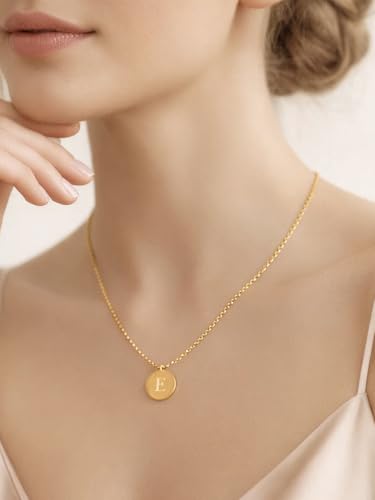 Image of Rubans Demi Fine Stainless Steel Alphabet Pendant CZ Gift for Women & Girls