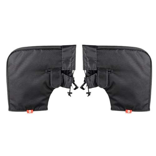 Guantes para manillar de motocicleta, gruesas y resistentes al frío, calentadores de manos, manoplas de agarre de mango de moto de nieve, equipo térmico resistente al viento, para viajes, protección