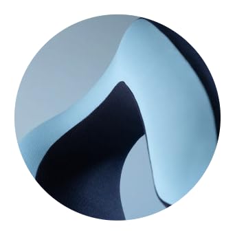 Almohada Espuma Viscoelástica Ajustable Azul miniatura 3