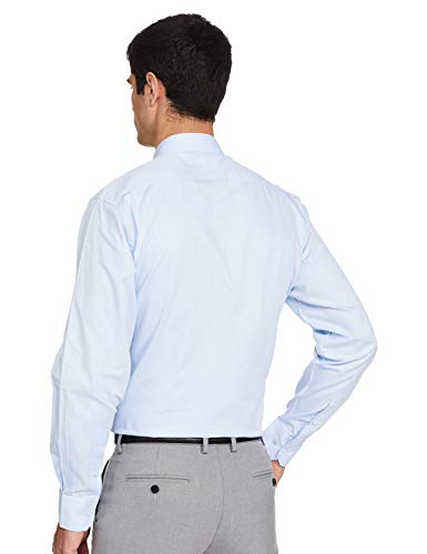 Image of Amazon Brand - Arthur Harvey Men's Regular Shirt (AH01-GTZ-DOB-C100 Angel Blue 42)