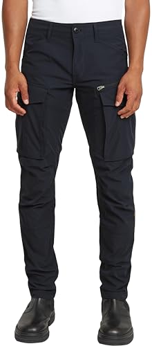 Pantalon G-Star Rovic Zip 3D regular tapered bleu salute chic pour le quotidien masculin
