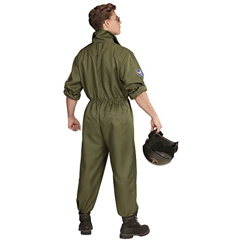 Widmann - kostuum vechtjet pilot Medium groen - Image 5