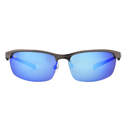 Body Glove Men's Cruise Polarized Blade Sunglasses, Gunmetal, 64 mm3