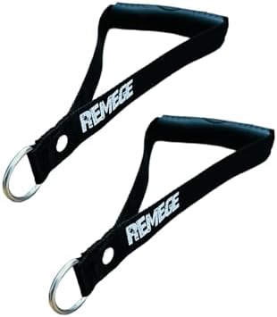 Fitness, CrossFit, Direnç Lastiği, Reformer El Çekiş Aparatı - 1 Çift Elcik 1 Çift Karabina (Siyah) - Görsel 3