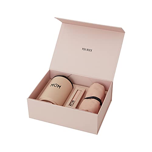 Design Letters Mom Gift Box (4 Pieces) | Mothers Day Gifts For Mom | Insulated Travel Mug, Pocket Size Dispenser, Tote Bag For Mom | Gifts For Mom Designed In Denmark | Mothers Day Gifts From Daughter #TOP7