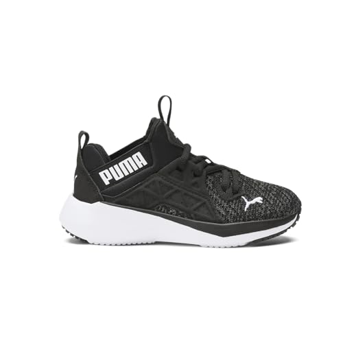 PUMA Kids Boys Softride Enzo Nxt Knit Lace Up Sneakers Shoes Casual - Black - Size 2.5 M2