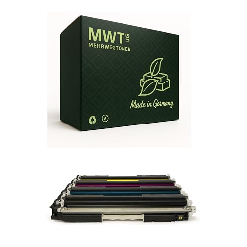 Toner compatible HP Color Laserjet Pro M176 M177 CF350A 130A Mehrwegtoner, pack de 5 anti-bavure