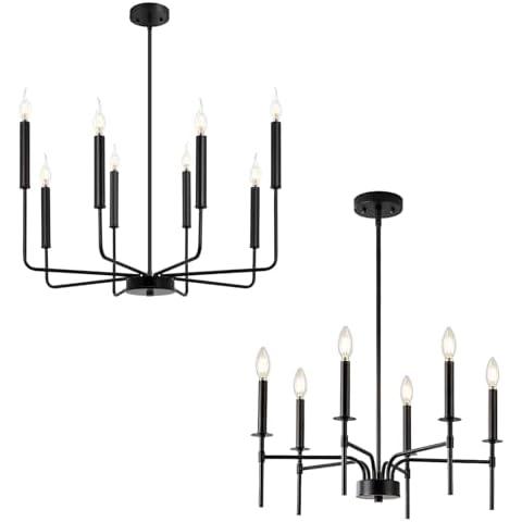 Qamra Modern Black Chandeliers Cover
