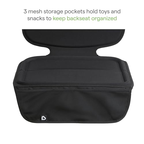Image of Munchkin Car Seat Cover with Tablet Holder for Under Baby Car Seats and Toddler Booster Seats, Elite Seat Guardian Protector, Rear and Forward Facing, Dark Grey
