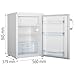 Gorenje RB49CPW Tischkühlschrank/Freistehen... Gefrierfach/Energieeffizien... C/ 37dB / 120 Liter/CrispZone/Eco-Modus/LED Beleuchtung/BxHxT: 56 × 84,5 × 59,8 cm/Weiß