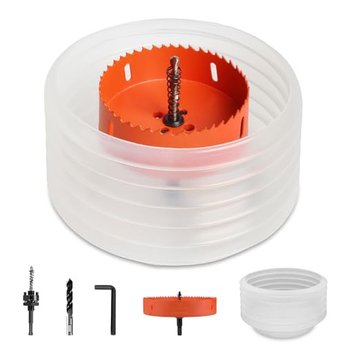 Storystore 4 1/8 inch Hole Saw for Recessed Lights with Dust Bowl Catcher