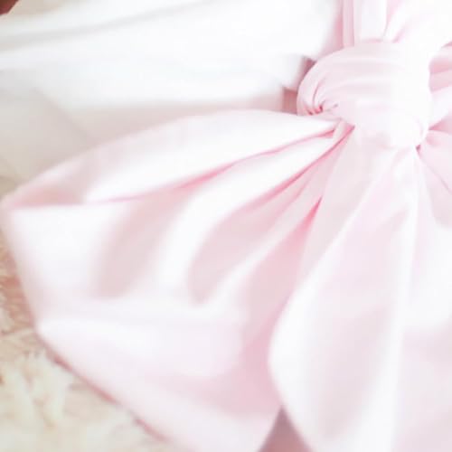 Image of Newborn Baby Cloth wrap, Maternity Pink Bow Waistband, Baby wrap Cloth
