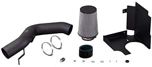 Black Cold Air Filter Intake Systems + Heat Shield 0405-CG-HS-1