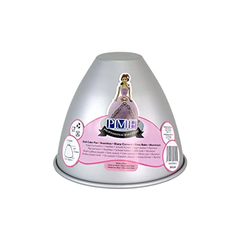 PME Plat à gâteau DOLL06 Little Doll, 115x136x42 mm, Argenté