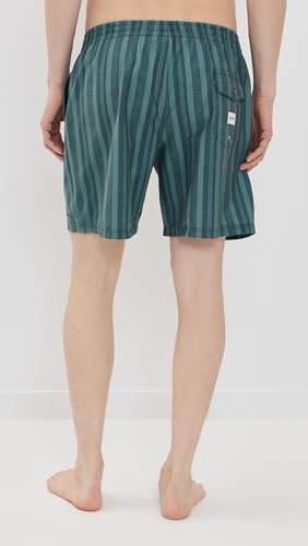 Rhythm Men's Paisley Stripe Beach Shorts 6"3