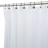 BINO Shower Curtain Liner, Frosted - 70' x 72' - PEVA 8G Shower Curtains for Bathroom Clear Shower Liner