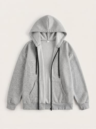 Image of Kopykat Men's Cotton Blend Hooded Zip Sweatshirt with Kangaroo Pocket, Long Sleeve Regular Fit Winter Hoodie