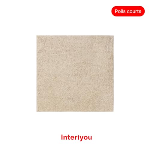 Tapis à poils longs doux Sofia 160x160 cm de haute qualité - 8