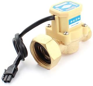 260W 1/2PT Male To 1PT Female Thread Water Flow Sensor Switch 0.75-5L/min 220V