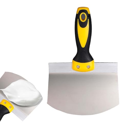 SHUOHONG Espatula, Espátulas para Pintura, Espatula Masilla, Espatulas Pintura, Espatulas Pladur, Llana para Alisar Paredes, Cuchillo de Llenado Herramienta Multiusos para Masilla, Papel Tapiz