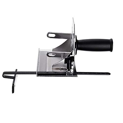 Soporte de amoladora angular accesorio de corte con cubierta y placa base ajustable 4