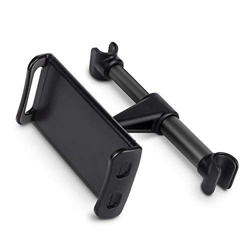 BKN New Car Rear Seat Headrest Mobile Phone Mount & Tablet Holder Mobile Phones and Tablets Upto 4"-11" Inchs Diagonal Screen Size (Headrest Version 2)