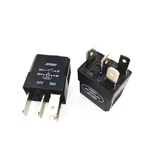 Relais 24V 30A 4PIN JD2957 pour résoudre les pannes de phares et de ventilation auto 5pcs