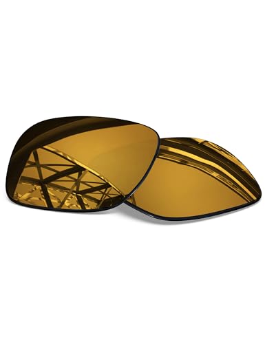 SmartVLT Mens Bronze Gold Replacement Lenses for Oakley Sliver XL OO9341