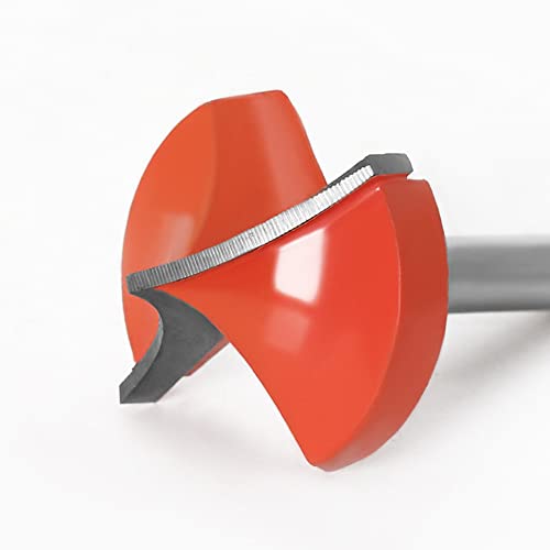 Saipor 8mm Schaft Abrundfräser 4 Stück Rundfräser C3 Hartmetall Bestückt Radiusfräser Holz Oberfräse Fräser Set