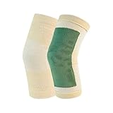 Snacko Warm Knee Warmers For Arthritis Relief - Thermal Support For Elderly Adults - Indoor Winter Sports Leg Protection - 1 Pair(Skin,X-Large)