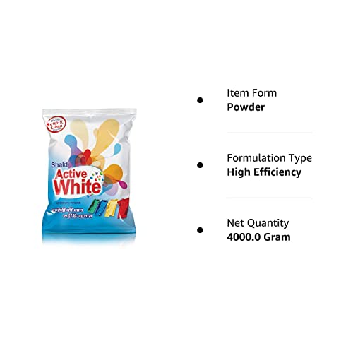 Active White Detergent Powder 4 Kg Mega Pack DiarabNokia