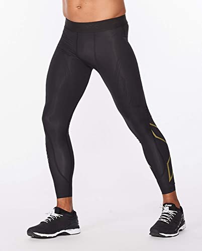 2Xu Mcs X Training Comp Tights, Black/Gold, Large #TOP3