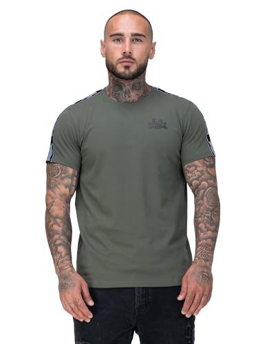T-Shirt Lonsdale Brindister 3XL coton col rond mode streetwear homme noir