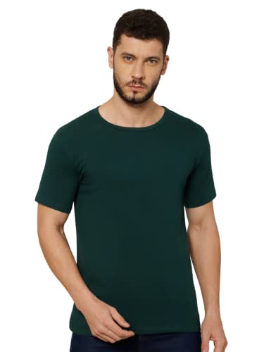 Image of T-Shirt for Men - 100% Cotton Casual T-Shirt | Half Sleeve, Round Neck 4 Way Stretch Fabric | Slim Fit T-Shirt