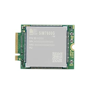 Waveshare SIM7600G-H-M.2 SIMCom Original 4G LTE Cat-4 Module Global Coverage with GNSS Support M.2 B Key Connector LTE-TDD LTE-FDD HSPA+ GSM GPRS Edge